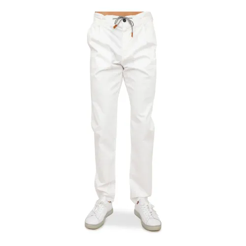 Eleventy , Straight Trousers ,White male, Sizes: