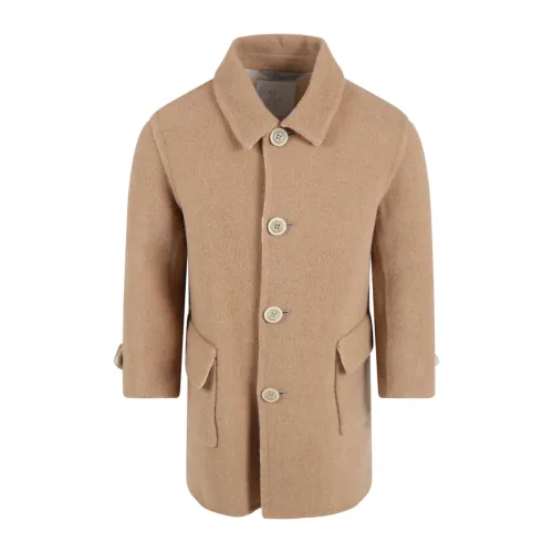 Eleventy , Stylish and Comfortable Kids Coats ,Brown male, Sizes: