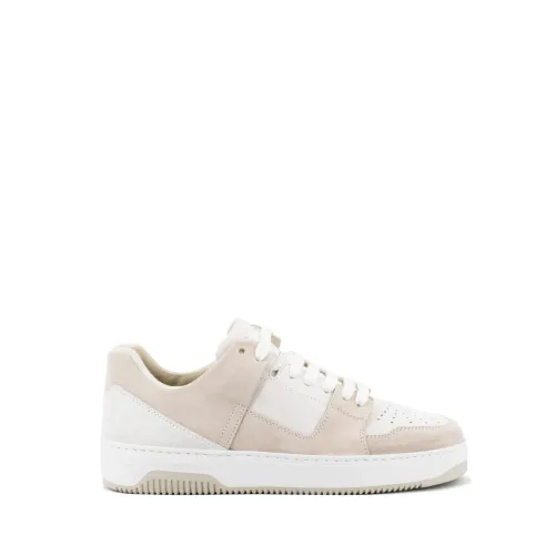 Eleventy , Suede Basketball Inspired Sneakers ,White male, Sizes: