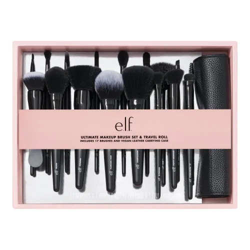 e.l.f. Ultimate Makeup Brush Set & Travel Roll