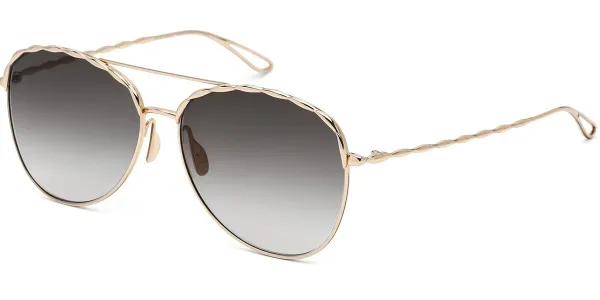 Elie Saab 008/S 0RHL/5B Women's Sunglasses Gold Size 59