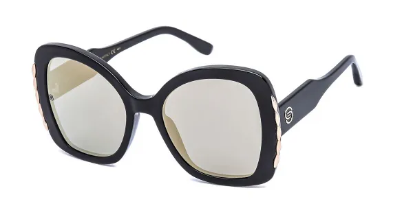 Elie Saab 030/S 0807 Women's Sunglasses Black Size 56