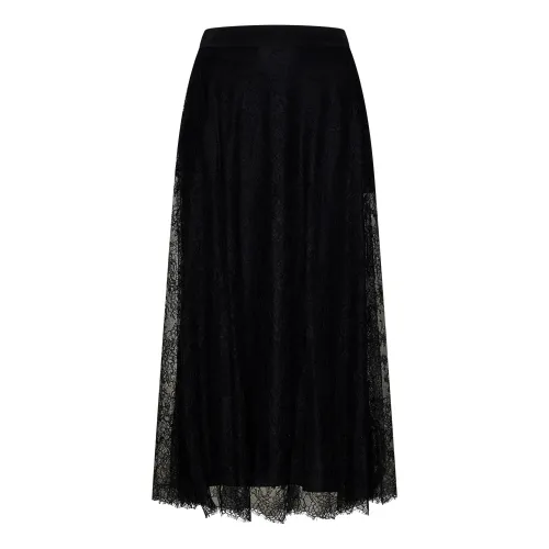 Elie Saab , Black Skirts for Women Aw23 ,Black female, Sizes: