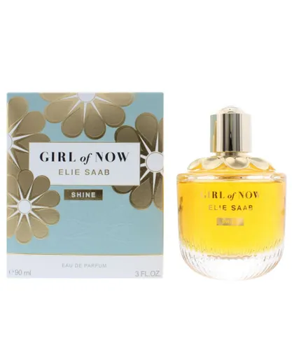 Elie Saab Womens Girl Of Now Shine Eau de Parfum 90ml Spray For Her - Gold - One Size