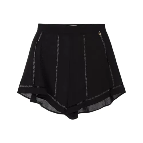 Elisabetta Franchi , Ajour Shorts ,Black female, Sizes: