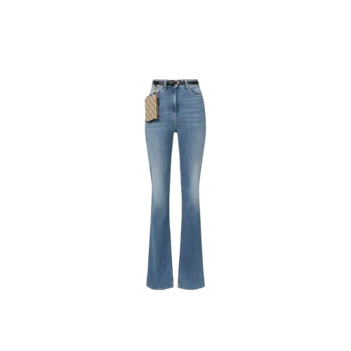 Elisabetta Franchi , Boot-cut Jeans ,Blue female, Sizes: