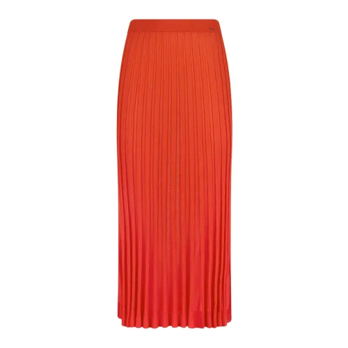 Elisabetta Franchi , Midi Skirts ,Red female, Sizes: