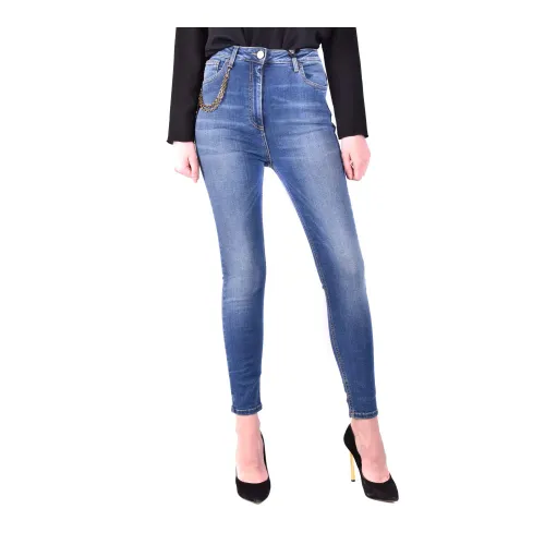 Elisabetta Franchi , Slim Fit Denim Jeans Pj92S06E2V369 ,Blue female, Sizes: