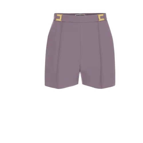 Elisabetta Franchi , Trousers ,Purple female, Sizes: