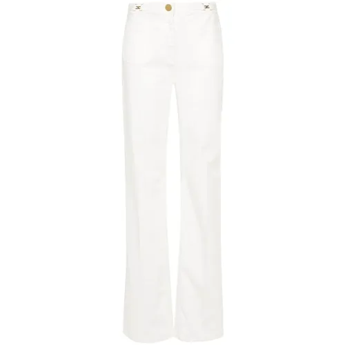 Elisabetta Franchi , White Jeans ,White female, Sizes: