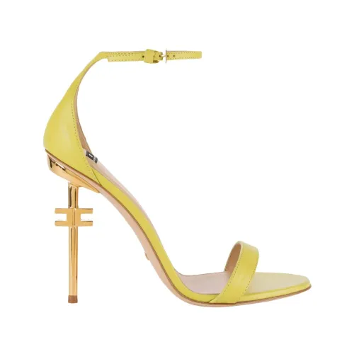 Elisabetta Franchi , Yellow Sandals for Women ,Yellow female, Sizes: