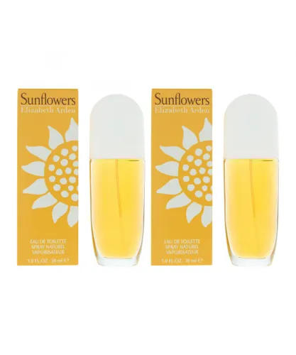 Elizabeth Arden Sunflowers Eau de Toilette 30ml Spray WoMens x 2 - One Size