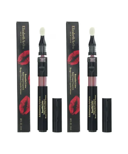 Elizabeth Arden Womens Beautiful Color Bold Liquid Lipstick 2.4ml 04 Pink Lover x 2 - One Size