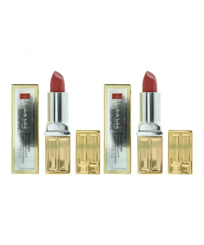 Elizabeth Arden Womens Beautiful Color Moisturising Lipstick 3.5g Barely There Matte X2 - NA - One Size