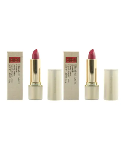 Elizabeth Arden Womens Ceramide Plump Perfect Lipstick 3.5g - 25 Tulip x 2 - NA - One Size