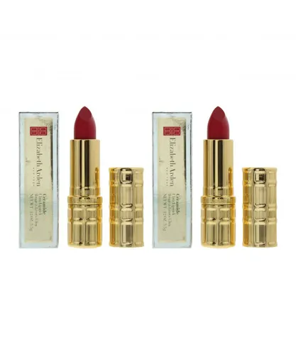 Elizabeth Arden Womens Ceramide Ultra 28 Cherry Bomb Lipstick 3.5g x 2 - One Size