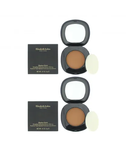 Elizabeth Arden Womens Flawless Finish Everyday Perfection Bouncy Makeup 12 Warm Pecan x 2 - One Size