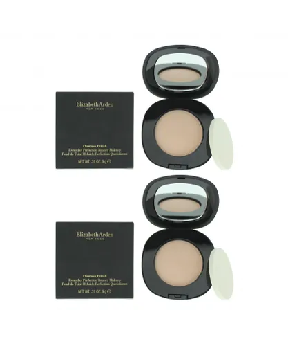 Elizabeth Arden Womens Flawless Finish Everyday Perfection Bouncy Makeup 9g 01 Porcelain x 2 - NA - One Size