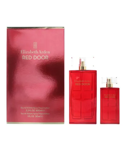 Elizabeth Arden Womens Red Door 2 Piece Gift Set: Eau De Toilette 100ml - Eau De 30ml - One Size