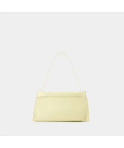 Elleme Womens Long Papillon Hobo Bag - - Vanilla - Leather - Yellow - One Size