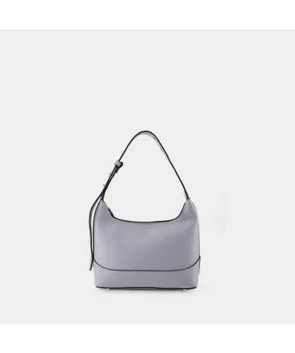 Elleme Womens Loop Hobo Bag - - Blue/Black - Leather - Multicolour - One Size