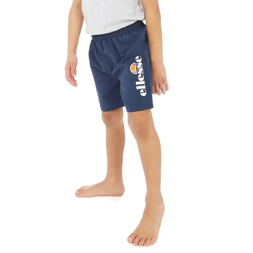 Ellesse Boys Mareno Logo Swim Shorts Navy/White