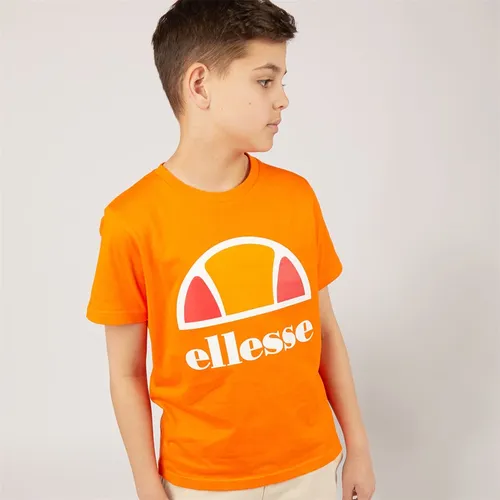 Ellesse Junior Boys Ecrille Logo T-Shirt Orange