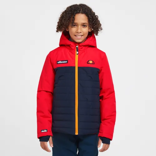 Ellesse Kids' Snowdino Baffle Ski Jacket - Red, Red