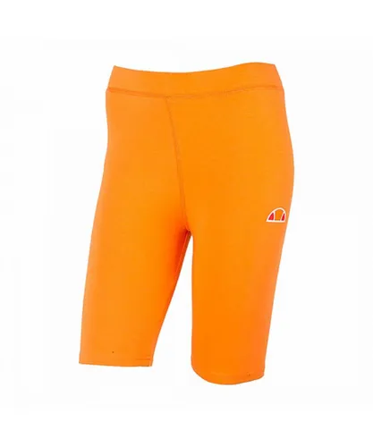 Ellesse Tour Womens Orange Cycling Shorts Cotton
