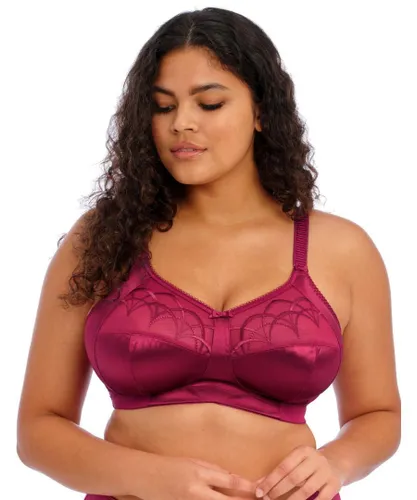 Elomi Womens 4033 Cate Non Wired Bra - Red