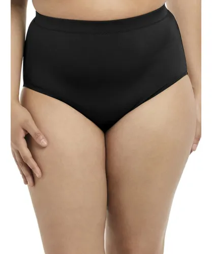 Elomi Womens Essentials Classic Bikini Brief Black Nylon