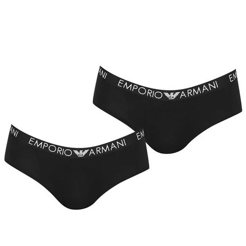 Emporio Armani 2 Pack Cheeky Pants - Black