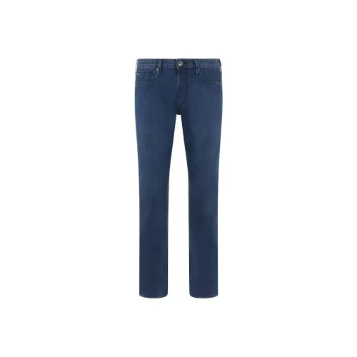 Emporio Armani , 5 Pocket Leggero Stretch Slim-Fit Jeans ,Blue male, Sizes: