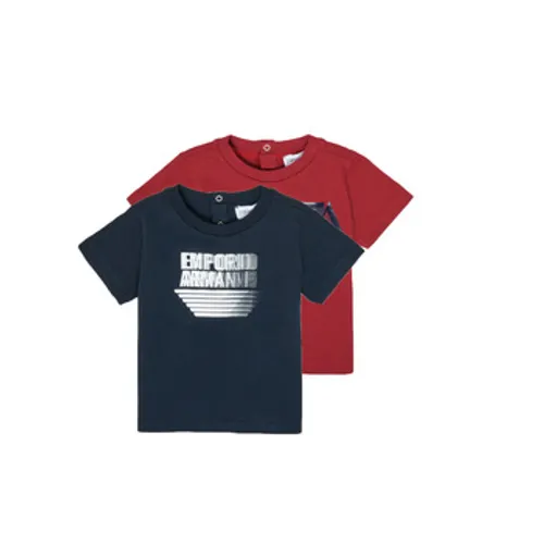Emporio Armani  6HHD22-4J09Z-0353  boys's Children's T shirt in Multicolour