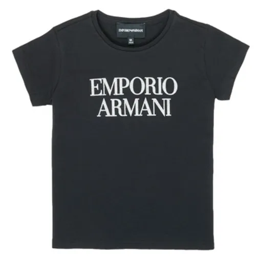 Emporio Armani  8N3T03-3J08Z-0999  girls's Children's T shirt in Black