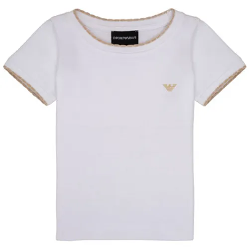 Emporio Armani  Allan  girls's Children's T shirt in White
