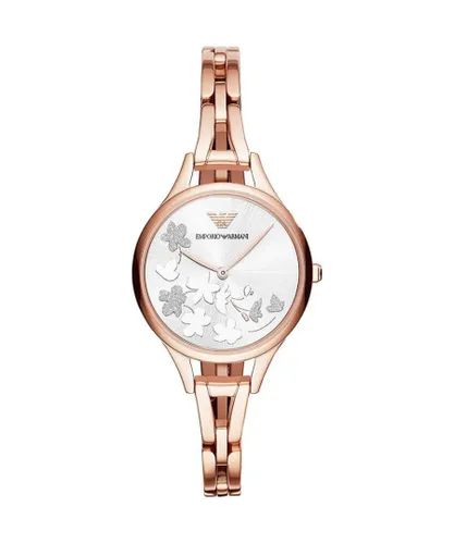 Emporio Armani AR11108 Womens Watch - Rose Gold Stainless Steel - One Size
