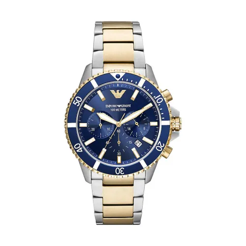 Emporio Armani , Ar11362 - Men's Chronograph Watch ,Blue male, Sizes: ONE SIZE