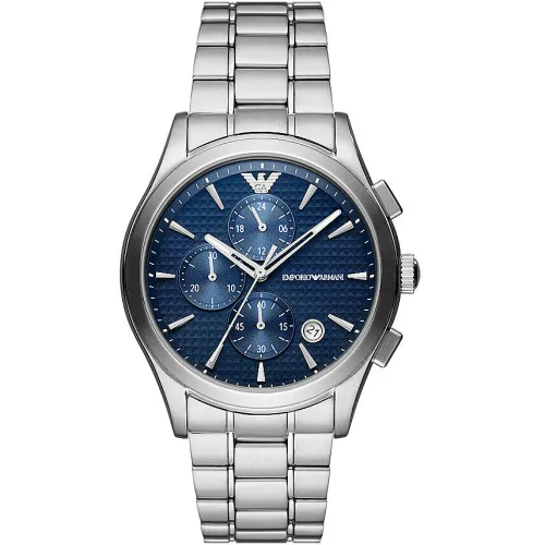 Emporio Armani , Ar11528 - Multifunction watch for men ,Blue male, Sizes: ONE SIZE
