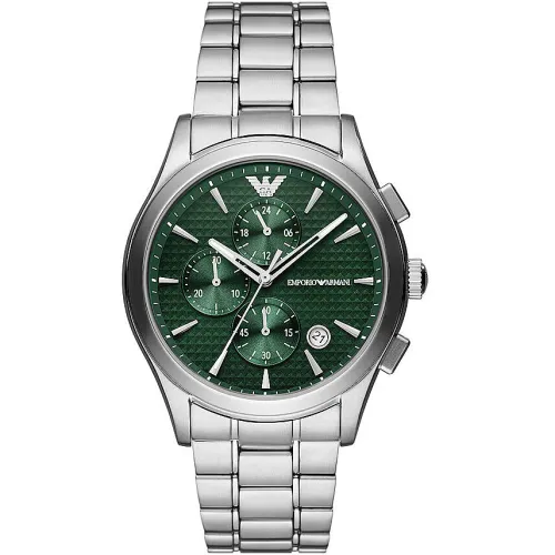 Emporio Armani , Ar11529 - Multifunctional watch for men ,Green male, Sizes: ONE SIZE