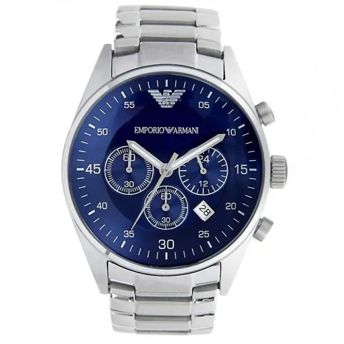 Emporio Armani AR5860 Blue Dial Chronograph Men's Watch