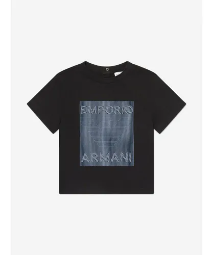 Emporio Armani Baby Boys Printed T-Shirt In Navy - Blue