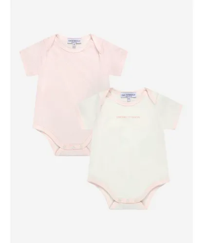 Emporio Armani Baby Girls Bodysuit Set - Pink