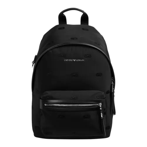 Emporio Armani , Backpack ,Black male, Sizes: ONE SIZE