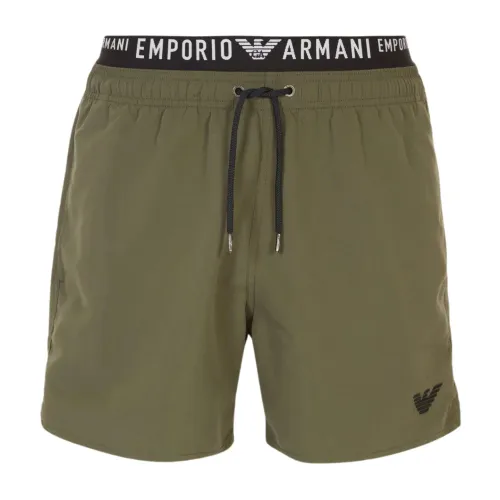 Emporio Armani , Beachwear ,Green male, Sizes: