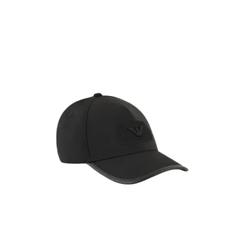 Emporio Armani , Black Baseball Hat 2023/2024 Collection ,Black male, Sizes: ONE