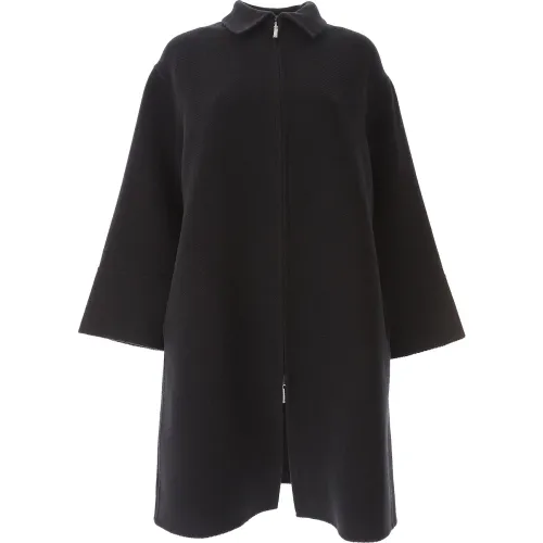 Emporio Armani , Black Coats by Emporio Armani ,Black female, Sizes: