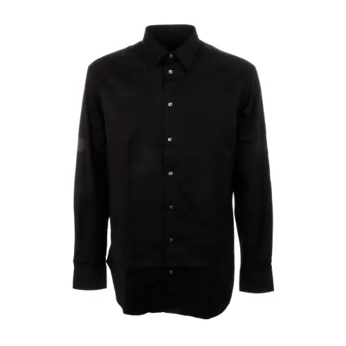 Emporio Armani , Black Noos Casual Shirt for Men ,Black male, Sizes: