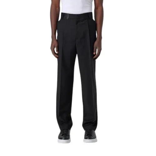 Emporio Armani , Black Trousers ,Black male, Sizes: