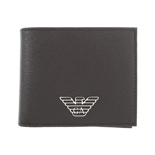 Emporio Armani , Black Wallet & Card Holder Set ,Black male, Sizes: ONE SIZE